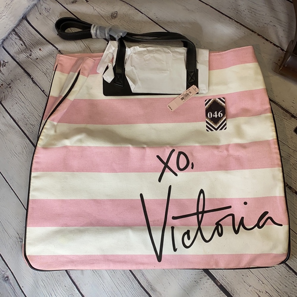 Victoria’s Secret shopper tote or beach bag.